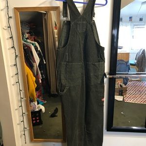 Jordache Green Velvet Overalls!